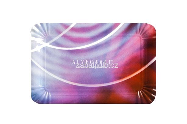 14 x 25 cm Papírový talířek  s reklamním  vlastním potiskem - zakulacené rohy